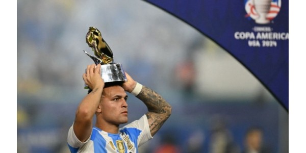 Lautaro Martínez conquistou a Bota de Ouro da Copa América Lautaro Martínez conquistou a Bota de Ouro da Copa América